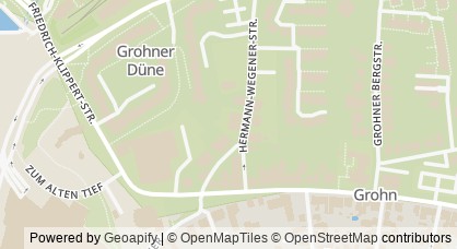 Kartendarstellung von  Kinder- und Familienzentrum Hermann-Wegener-Straße