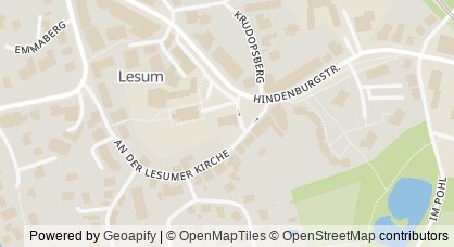 Kartendarstellung von  Dienstleistungszentrum (DLZ) Lesum