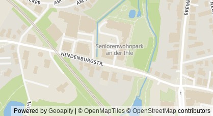 Kartendarstellung von  Praxis für Kinder- und Jugendmedizin Bremen-Lesum