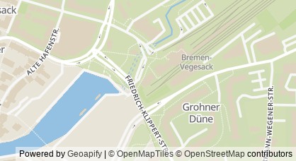 Kartendarstellung von  Mittagstisch für Schüler:innen in der Grohner Düne