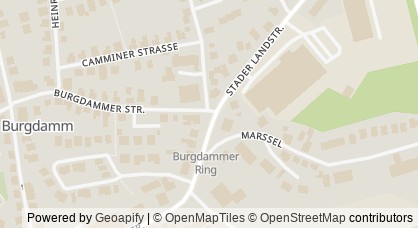 Kartendarstellung von  Kinder- und Familienzentrum Burgdamm
