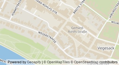 Kartendarstellung von  Leben mit Schädelhirntrauma e.V.