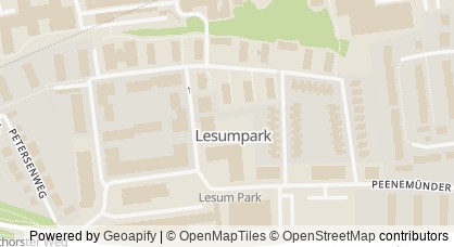 Kartendarstellung von  Kinderhaus Lesum Park