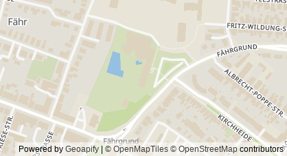 Kartendarstellung von  Freizeitbad Vegesack