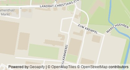 Kartendarstellung von  Interims-Kindertagesstätte Wollmäuse