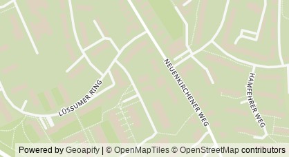 Kartendarstellung von  Quartiersmanagement Lüssum-Bockhorn