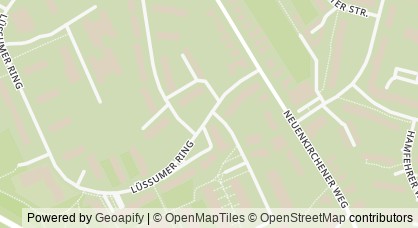 Kartendarstellung von  Kinder- und Familienzentrum Lüssumer Heide