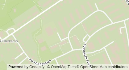 Kartendarstellung von  Kinder- und Familienzentrum Fillerkamp